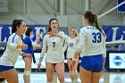 VB vs USCGA  Wheaton College Women's Volleyball vs U.S. Coast Guard Academy. - Photo by Keith Nordstrom : Wheaton, Volleyball